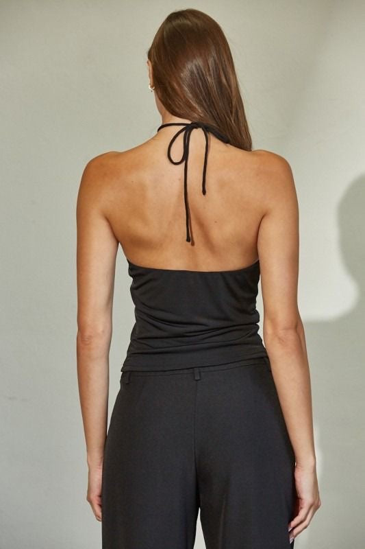 Crescent Halter Top
