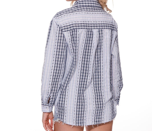 The Plaid Diamond Button-Up