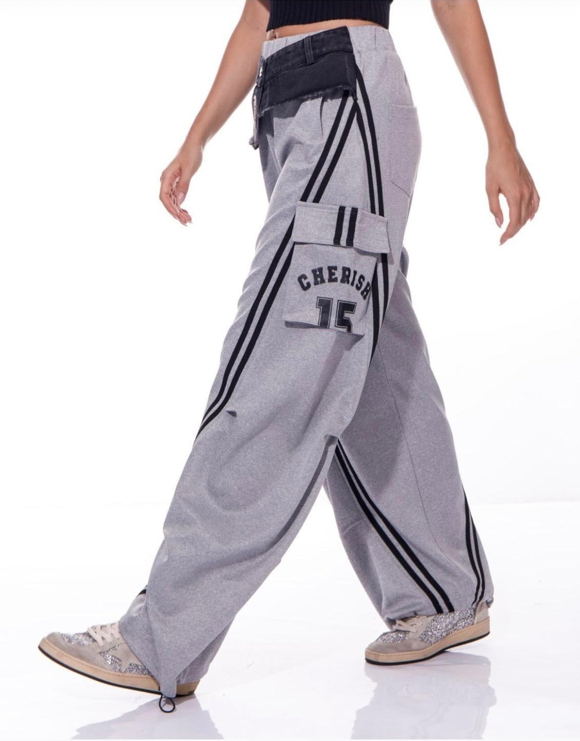 The Streetwise Grey & Black Joggers